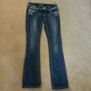 los rose boot cut jeans